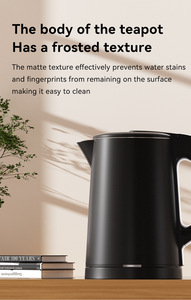2L Double Wall Smart <b>Glass</b> <b>Electric</b> <b>Kettle</b> Portable for Home Hotel Use Temperature Control - Product Image 5