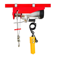 Nouvelle vente chaude Mini palan électrique 1 tonne PA Câble métallique Grue de levage 220V Télécommande