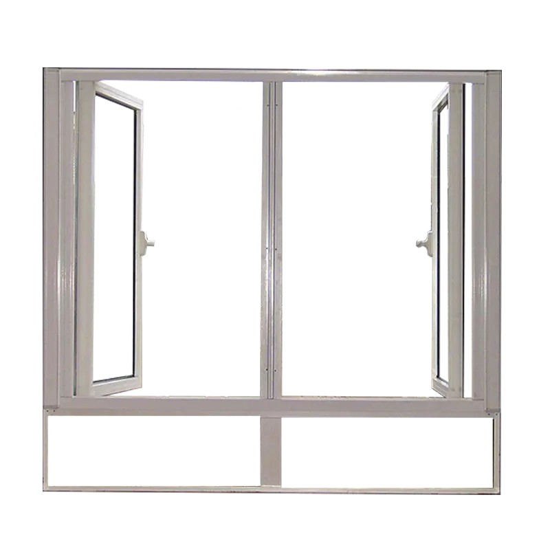 Aluminium Openslaande Raam Thermische Onderbreking Aluminium + Gehard Glas, Aluminium Vouwscherm, Scherm Moderne Swing