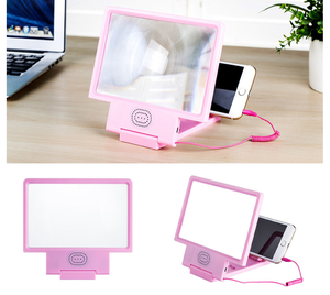 Amplificateur vidéo avec haut-parleur 3D, écran de téléphone portable pliable, avec support pour Smartphone - Product Image 4