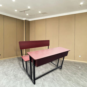 Ensemble de bureau et de chaise pour étudiants de style à hauteur fixe durable pour les élèves Table d'école fiable - Product Image 6