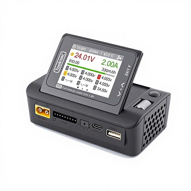ToolkitRc M9 600W Model Aircraft Balance Lithium Battery Charger for Toy Remote Control Airplane with Voice Made in China