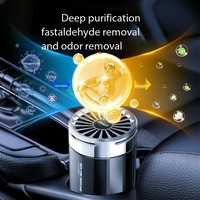 Diffuseur de parfum solide en verre pour voiture, aromathérapie, pour homme, haut de gamme, désodorisant décoratif pour porte-gobelet, alimentation USB, garantie 3 ans, usage professionnel