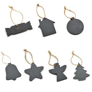Etiquetas Colgantes de Pizarra Impermeables Ecológicas con Forma de Fantasma COSEN al por Mayor, 10.5x8cm, Logotipo Personalizado, Decoración Navideña - Product Image 5