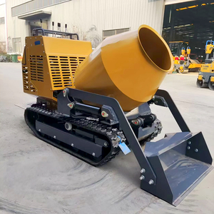 <span class=keywords><strong>Mini</strong></span> tự tải trộn bê tông Dumper Skid chỉ đạo theo dõi bộ nạp với di chuyển Tread nhỏ Dump xô loader - Product Image 1