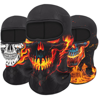 Vente chaude 3D Imprimé Plein Visage Cagoule Ski Masque Halloween Cosplay Crâne Animal Cagoule Numérique Image Méthode Drôle Cool Style