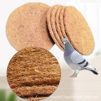 Alas Pot Bunga dari Daun Kelapa, Anti Bocor, Bulat, untuk Hewan Peliharaan, Alas Inkubasi Telur, Alas Merangkak