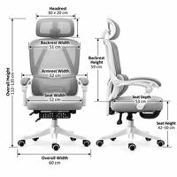 Chaise de bureau commerciale de haute qualité, confortable, avec système de levage en nylon, appui-tête réglable, support lombaire et roulettes en nylon