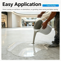 Revêtement de peinture universel LIFENG à application facile, en béton liquide pulvérisé, sable coloré, auto-nivelant, imperméable, multi-scénarios