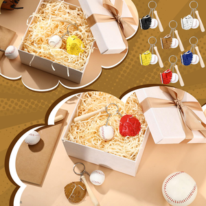Llavero de Béisbol con Guante y Pelota, con Colgante de Softbol, para Fanáticos del Deporte, Regalos Promocionales, Accesorios para Bolsos - Product Image 3