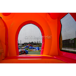 Castillo hinchable con tobogán de agua Casa de rebote comercial con toboganes de agua Casa de salto de unicornio para niños - Product Image 5
