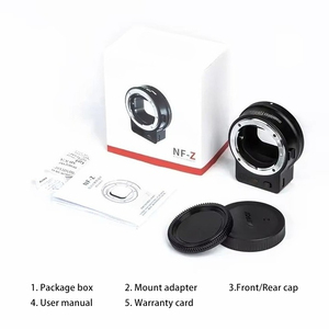 อะแดปเตอร์เลนส์อลูมิเนียมออโต้โฟกัส67มม. สำหรับกล้อง <span class=keywords><strong>Nikon</strong></span> <span class=keywords><strong>Z6</strong></span> II Z7 Z9 Z50 Z30 ZFC แบบส่วนตัว - Product Image 6