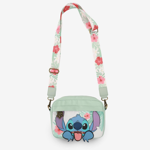 Bolso Bandolera Tropical Floral de Lilo y Stitch, con Logotipo Personalizado, Unisex, para Mujer, a la Moda, Impermeable, de Gran Capacidad - Product Image 1