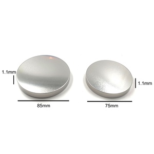 Cubiertas de Lujo Personalizadas de Metal Dorado para Velas de 85mm y 75mm, Tapas Plateadas para Frascos de Velas, Tapas de Vidrio para Velas - Product Image 6