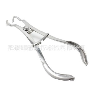 Forceps de modelage dentaire en microfibre, en acier inoxydable, avec poignée moletée manuelle, instrument chirurgical dentaire - Product Image 5