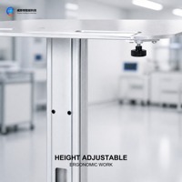 Densitomètre osseux à ultrasons sur chariot, plateforme de dépistage de l'ostéoporose avec porte-gobelet réglable, pour hôpitaux et cliniques, vente en gros, OEM