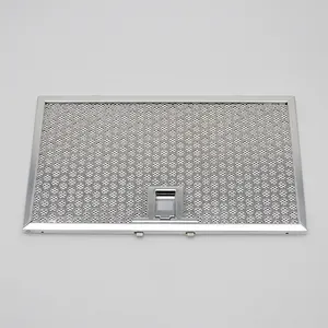 Reemplazo de gama de aluminio hood microondas horno grasa de malla de filtro