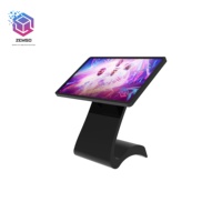 Kios Layanan Mandiri Bentuk S Kustom, Indoor Multi-Touch All-in-One, Signage Digital Interaktif untuk Informasi dan Periklanan
