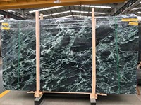 Dalle de marbre vert naturel Goldwin Stone, design moderne, découpée sur mesure, Verde Alpi, Marmi Verde Alpi Scuro, polie, grande taille