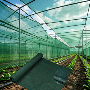 Filet d'ombrage vert en PEHD stabilisé aux UV, résistant aux intempéries, tailles personnalisées pour serres agricoles - Product Image 1