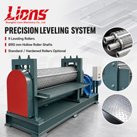 Machine à embosser les tôles en métal à motif feuille de saule LIons 1300 mm, 4 kW, avec rouleau antidérapant