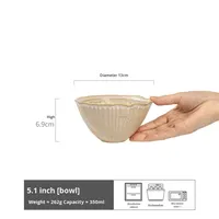 Service de vaisselle en porcelaine Jingdezhen vintage non toxique 6-10 pièces assiettes bols tasses