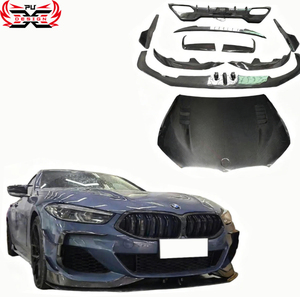 Kit de Carrocería de Fibra de Carbono Estilo AC para <span class=keywords><strong>BMW</strong></span> Serie 8 840i <span class=keywords><strong>850i</strong></span> 2019-2022, Alerón Delantero, Difusor Trasero, Faldones Laterales, Alerón de Esquina - Product Image 1