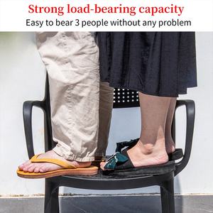 नई संगमरमर की टेबलटॉप आउटडोर डाइनिंग फर्नीचर सेट पैटिको गार्डन सेवेन टेबल और 6 लोगों के लिए कुर्सियां - Product Image 6