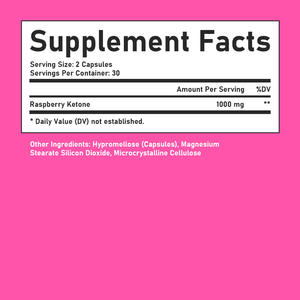 Complément OEM de Cétones de Framboise avec Hypromellose de Betterave et Magnésium : Améliore la Concentration Mentale et l'Énergie tout au Long de la Journée - Product Image 6