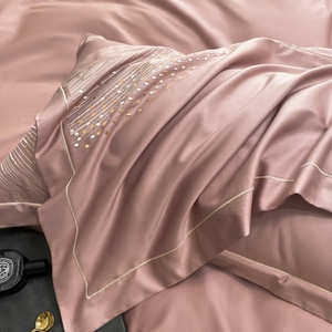 Parures de Housse de Couette en Coton à Broderie Personnalisée Avec Taie(s) d'Oreiller Pour Hôtel et Maison - Product Image 4