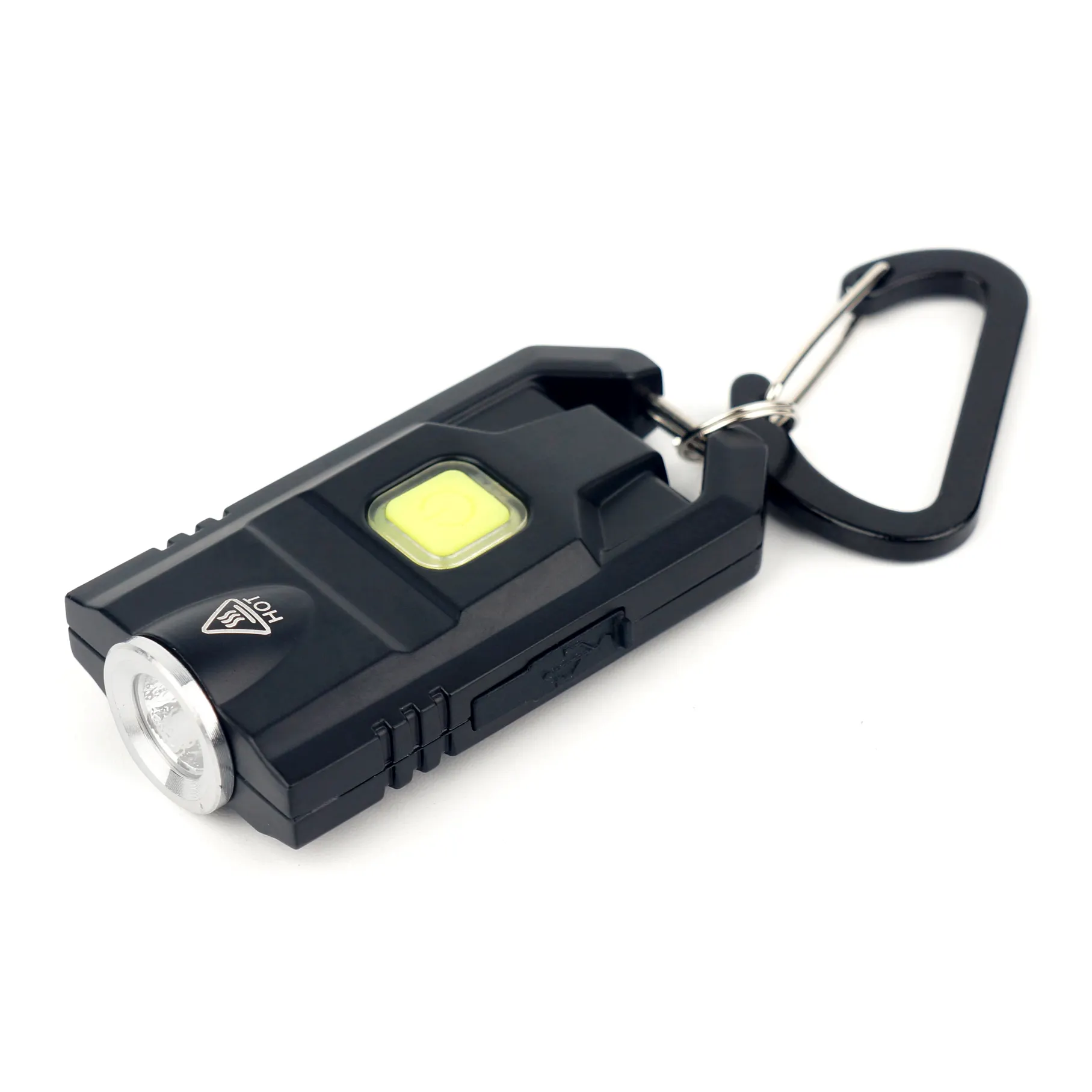 led rechargeable torch Portable USB Rechargeable Pocket Lights Bright Mini Keychain Light