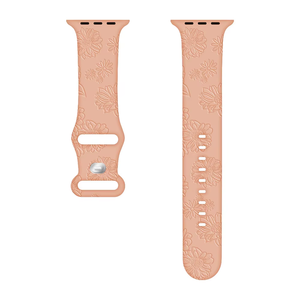 Pour <span class=keywords><strong>apple</strong></span> <span class=keywords><strong>watch8</strong></span> bracelet de montre <span class=keywords><strong>Apple</strong></span> Watch bracelet radium gravé en relief silicone imprimé gravé bracelet de montre en silicone - Product Image 3
