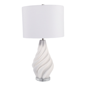 Lampada da Tavolo Decorativa 3D con Base a Spirale, Elemento d'Arredo Moderno per Soggiorno e Casa - Product Image 3
