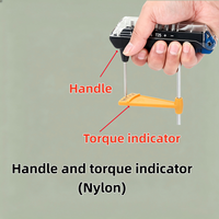 Clé dynamométrique multi-outils Worldcycle TL-12 avec poignée en nylon, douilles CrV et embouts en acier inoxydable – Outil de réparation de vélo de route portable et étanche