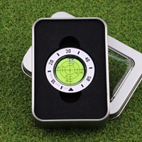 Marcador de Bolas de Golf Magnético Personalizado de Plástico al por Mayor, Mini Nivel de Burbuja para Alineación, Venta Caliente