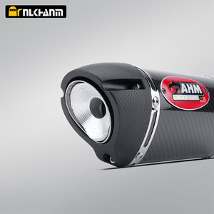 Sistema de Escape Universal para Motocicleta Modificado con Silenciador de Escape de Fibra de Carbono <span class=keywords><strong>AHM</strong></span> para R15 MT15 MT07 XMAX TMAX NMAX XADV - Product Image 3