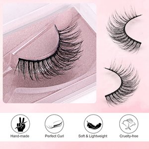 12 Pairs Custom <b>Lash</b> Box Full Strip Faux <b>Mink</b> <b>Lashes</b> Wholesale Private Label Reusable 3D Effect False Eyelashes Sets - Product Image 4