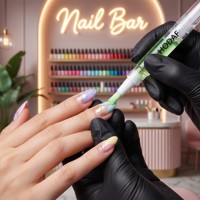 Stylo d'huile pour cuticules personnalisé en gros pour le traitement et l'hydratation des ongles, huile revitalisante pour ongles parfumée à la pêche pour marque privée