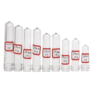 Hot selling size standard 24mm 28mm 30mm PET 1810 preform price for blowing 150ml-2L hand sanitizer juice water bottle
