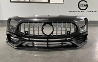 Pare-chocs de voiture W177 pour Mercedes Benz Classe A W177 2019-2025 A180 A200 A220 A35 AMG Facelift A45 AMG Pare-chocs avant de voiture Grille de voiture