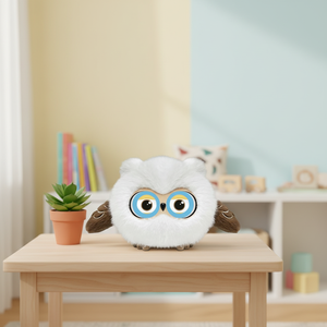 Búho Inteligente con Voz AI y Ojos Dobles que Expresan Emociones, Interacción Bluetooth y WIFI, y Compañía - Product Image 4