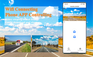 2k AHD vista trasera cámara reversa para coche WiFi G-Sensor lente dual DVR Dash cam caja negra grabadora de unidad - Product Image 5