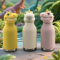 Thermos isotherme en acier inoxydable 304 de 540 ml, design mignon, écologique, bouteille d'eau portable pour enfants, camping