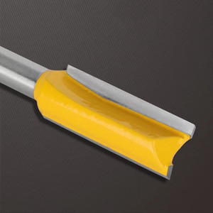 Juego de brocas de carburo de 2 flautas, vástago 1/4, cortador de fresado <span class=keywords><strong>CNC</strong></span> para madera y carpintería, 6 unidades - Product Image 6