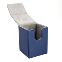 Boîte à cartes YUGIOH Magic Deck Box avec revêtement en cuir PU, capacité 100+ cartes, fonction rabat, boîte à cartes premium
