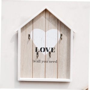 Logotipo personalizado de fábrica Correo doméstico y pared <span class=keywords><strong>Decorativo</strong></span> Blanco Entrada Llave Gancho Rústico Gabinete <span class=keywords><strong>para</strong></span> <span class=keywords><strong>llaves</strong></span> - Product Image 3