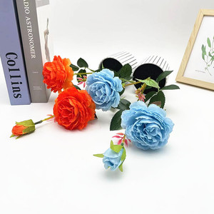 ดอกโบตั๋นประดิษฐ์ Paulon ขนาด 30 ซม.-100 ซม. กระถางทรายสีดำ ต้นไม้ประดับตกแต่งบ้าน สำหรับงานแต่งงาน - Product Image 4