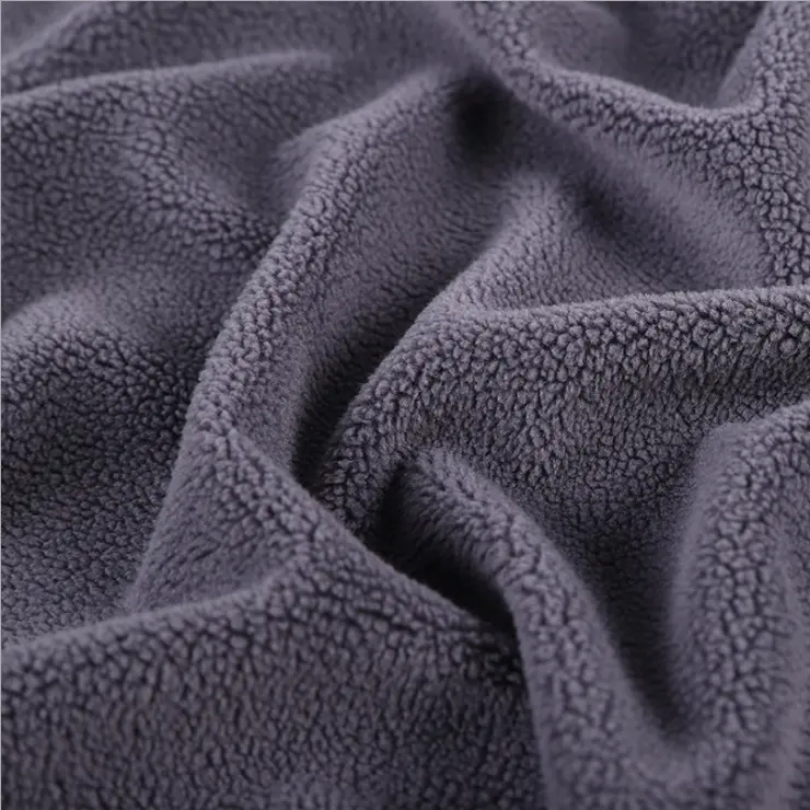 2024 230GSM polar fleece two-side brush one-side anti-pilling polar fleece for autumn winter outdoor hoodie warm coat