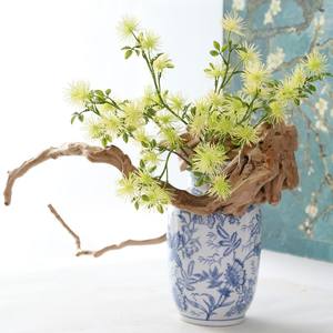 Petites branches artificielles en forme de pin de <span class=keywords><strong>Manghua</strong></span>, douces, élégantes, arrangement floral irrégulier - Product Image 3