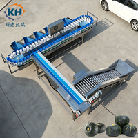 Automatische weeg- en sorteerinstallatie voor fruit en groenten voor de verwerking van verse oogsten op landbouwbedrijven.